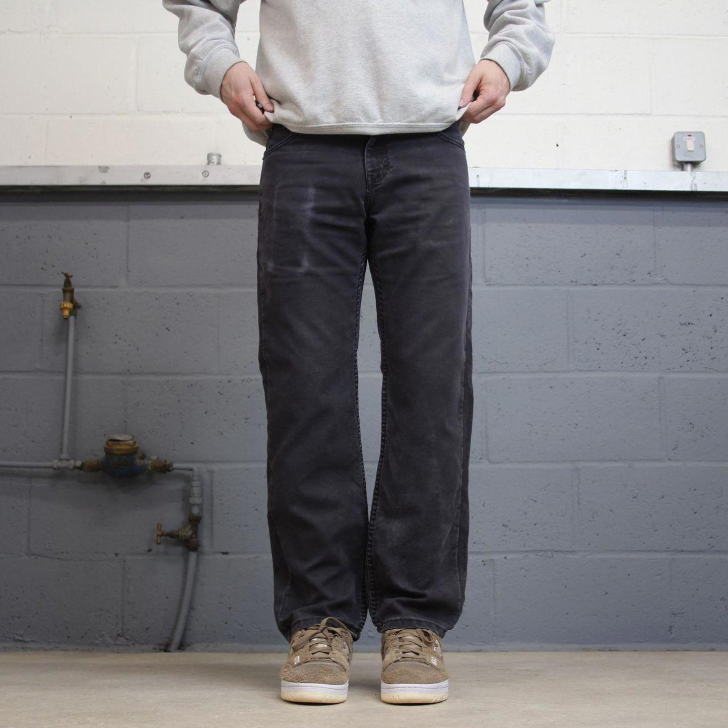 Black Dickies jeans W30L30 loose canvasy skater style pants