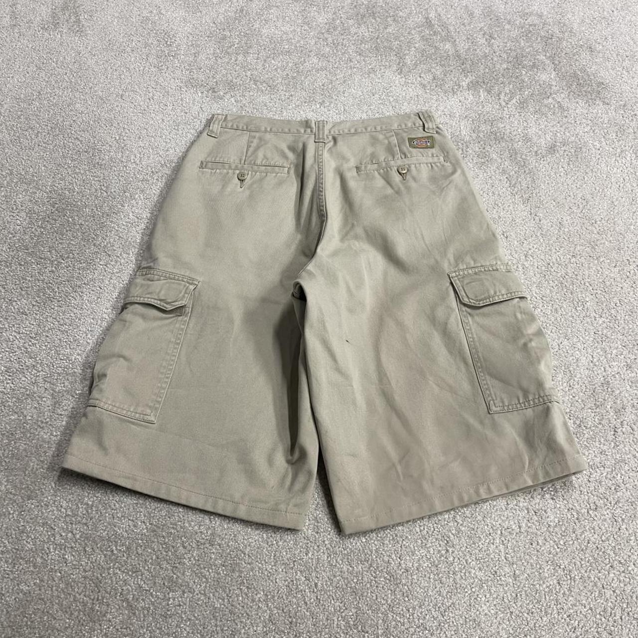 Dickies carpenter chino shorts beige Long chino skater / surf shorts loose festival