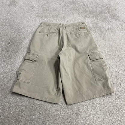 Dickies carpenter chino shorts beige Long chino skater / surf shorts loose festival