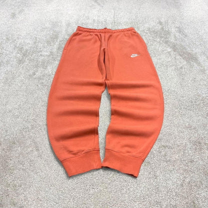 Peach Nike sweatpants Medium loose y2k style joggers Swoosh logo gym wear track pants casual sporty