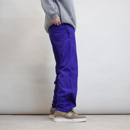 Purple Puma tracksuit bottoms S loose y2k joggers embroidered logo