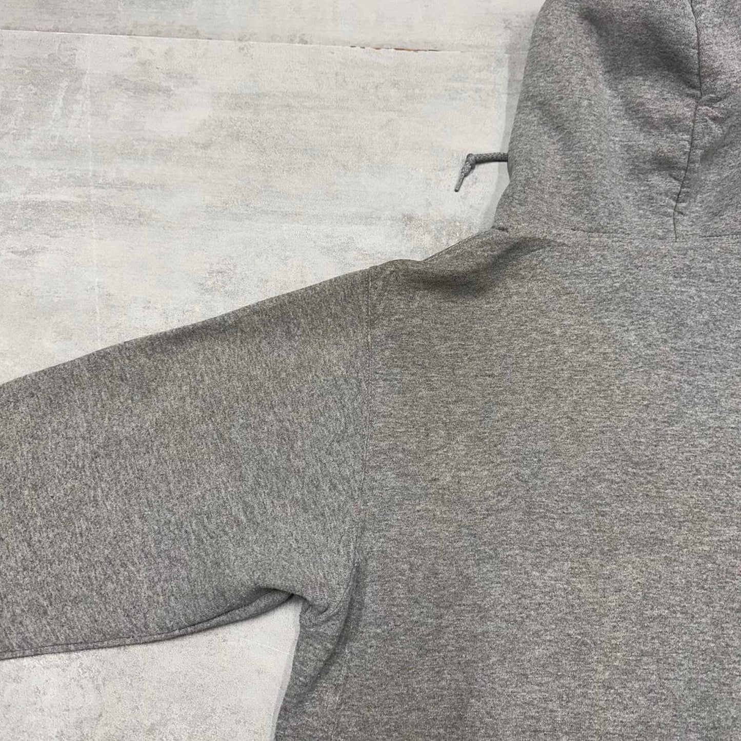 Grey Russell Athletic hoodie S boxy pullover jumper print design