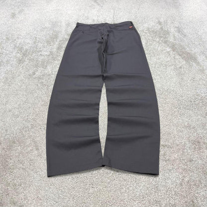 Vintage baggy work pants W34 wide leg grey