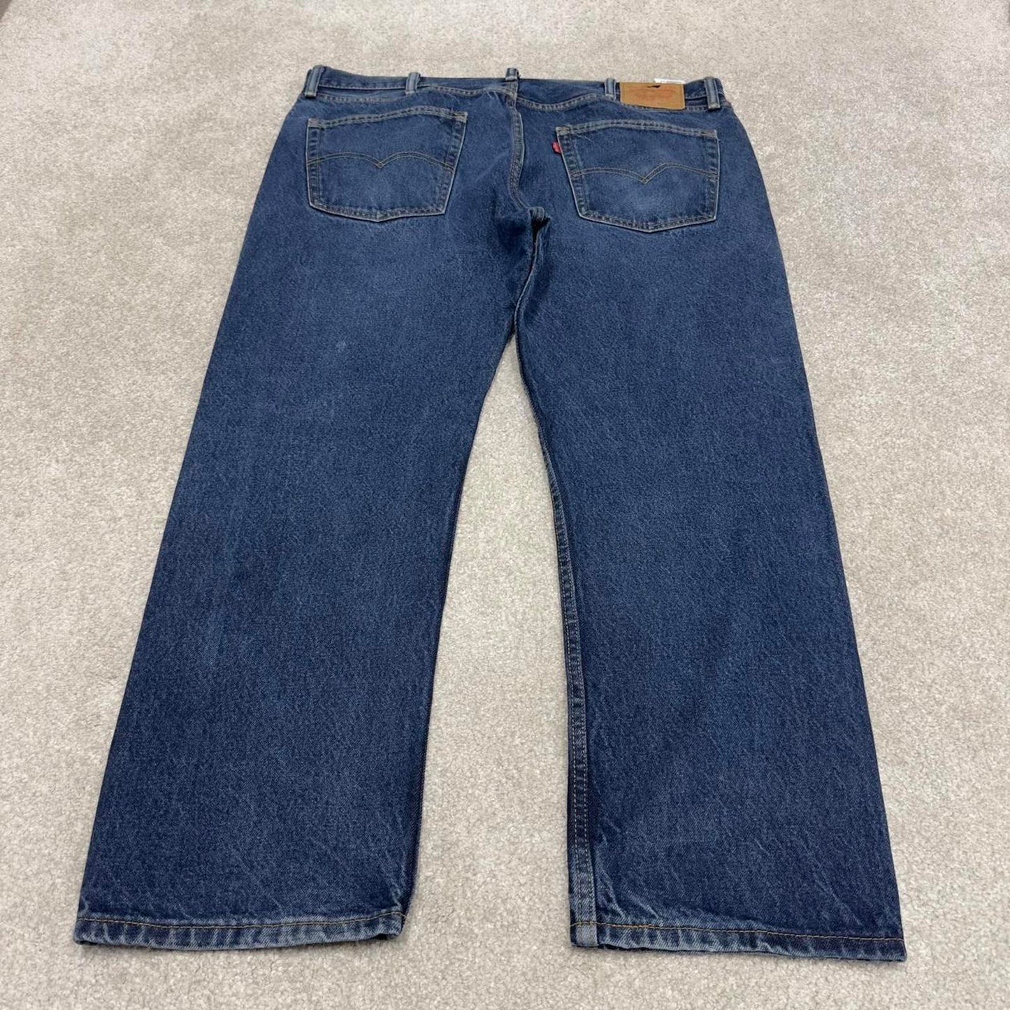 Vintage Levis 505 jeans y2k 90s skater style W40L29 blue 5 pocket 100% cotton denim pants