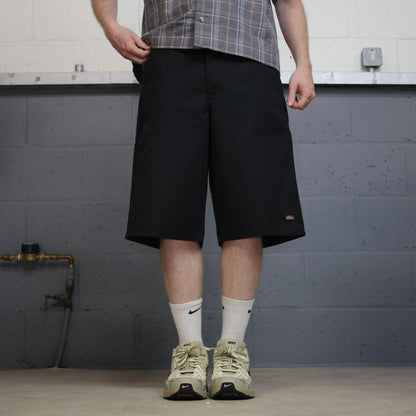 Dickies carpenter chino shorts long leg black Chino style skater shorts loose leg festival