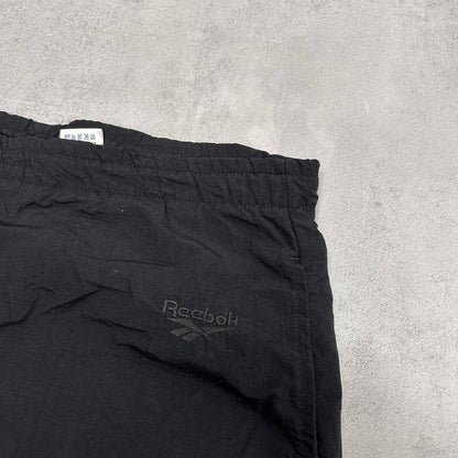 Black Reebok trackies L