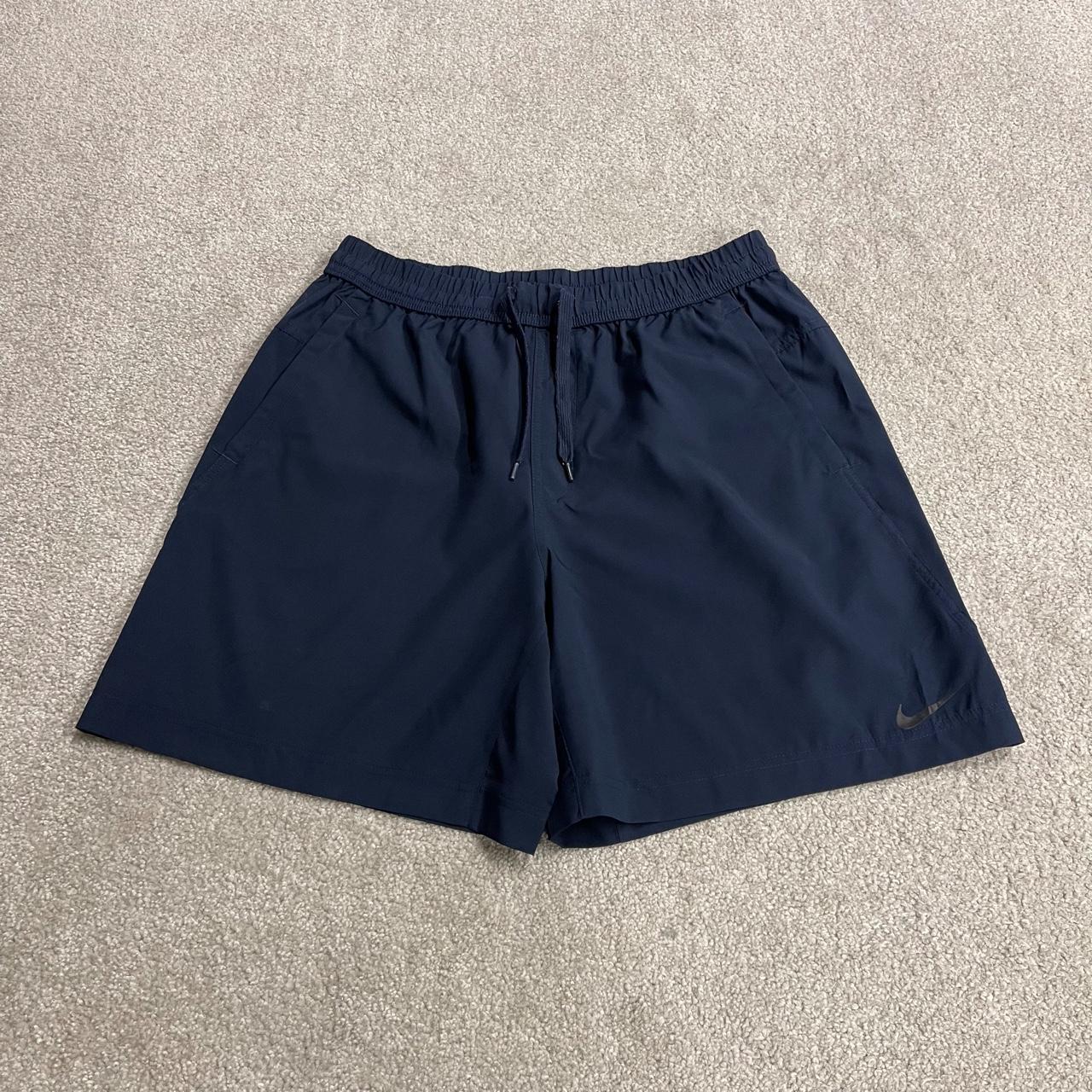 Nike sports shorts y2k loose navy Dri-Fit comfy floaty summer gym shorts