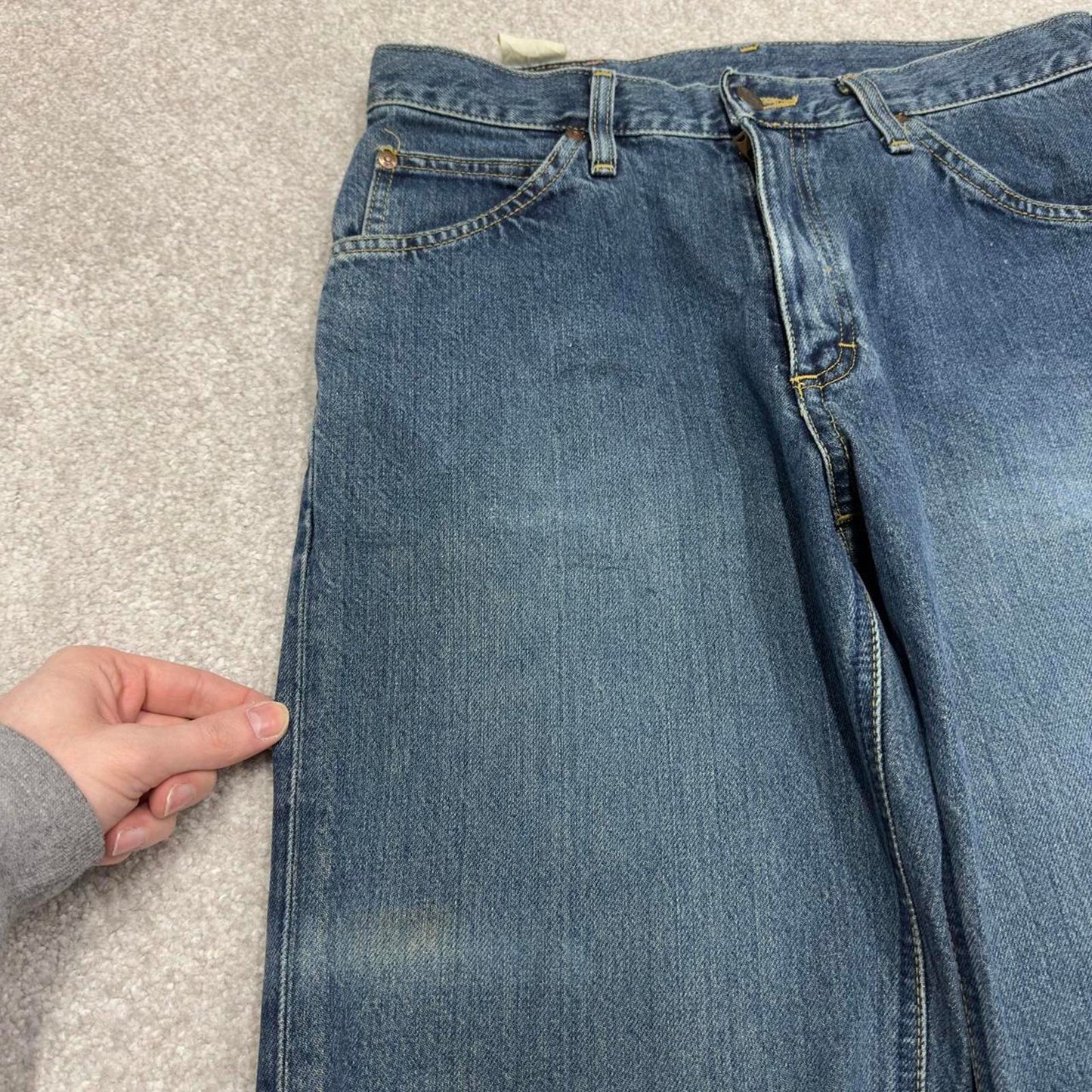 Y2k Lee jorts skater style blue Denim summer festival jean shorts