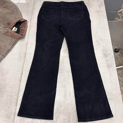 Navy Corduroy trousers size 12 loose bootcut 90s style cord pants