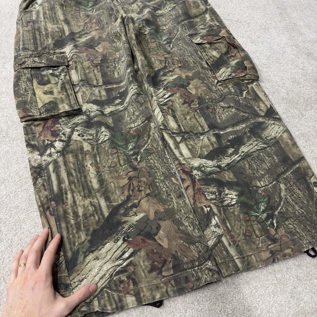 Baggy camo cargo pants y2k utility khaki Breakup Mossy Oak camouflage hunting wide leg cargos
