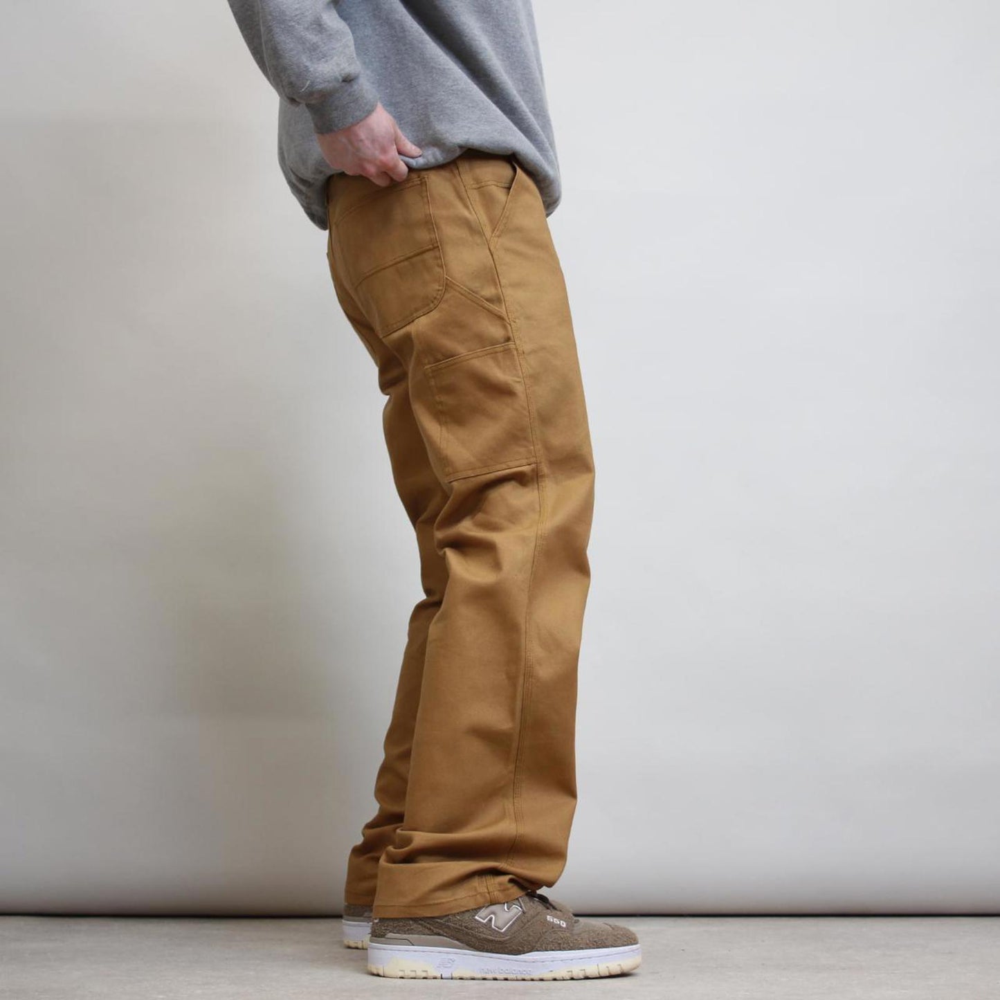 HMS carpenter jeans W34L32 tan loose skater style cargos