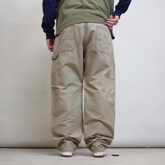 Blue Mountain carpenter trousers W40L34 beige sand 90s workwear skate style cargo pants