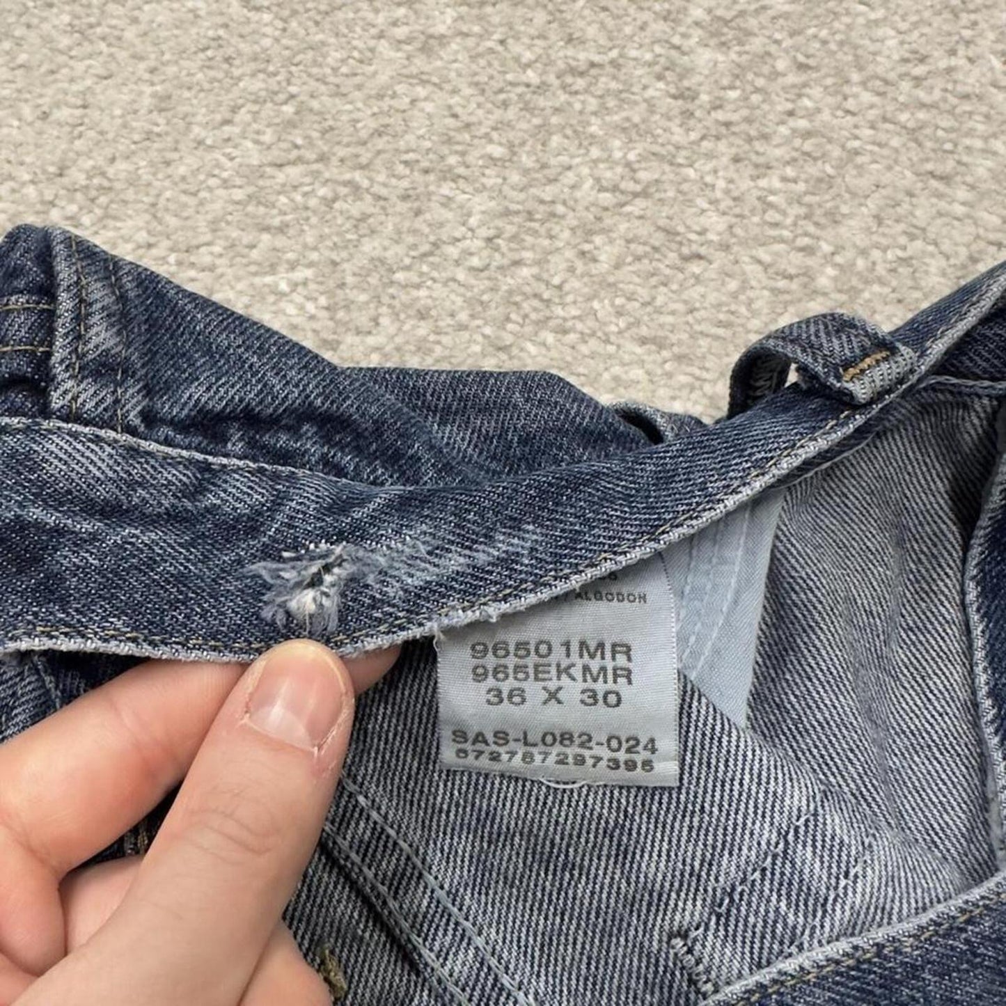Vintage Wrangler jeans blue Straight leg 5 pocket workwear jeans