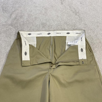 Dickies extra baggy chino shorts carpenter khaki Skater / surf style shorts long wide leg summer