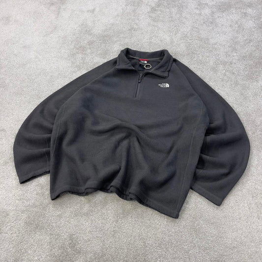 Y2K The North Face technical fleece XL grey men’s 1/4 zip