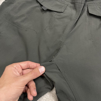 Columbia Convertible technical hiking pants y2k green Omni-shade trouser shorts with zip of legs