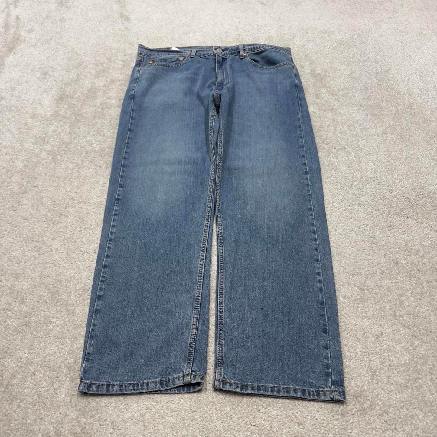 00s Levis 505 jeans y2k 90s casual style W38L29 straight leg blue 5 pocket denim pants autumn
