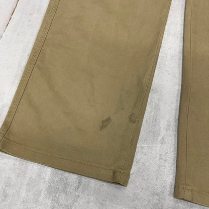 Wrangler cargo pants skater workwear W36L32 Khaki loose y2k carpenter trousers casual streetwear USA