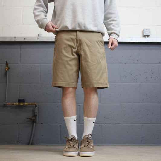 Y2k Lee loose chino shorts beige Extreme comfort summer festival shorts preppy