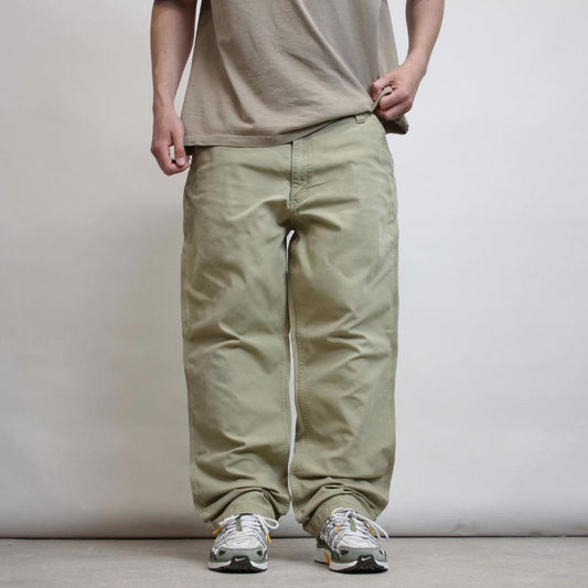 Carhartt carpenter pants W40L32 loose relaxed fit khaki beige cargos skate style