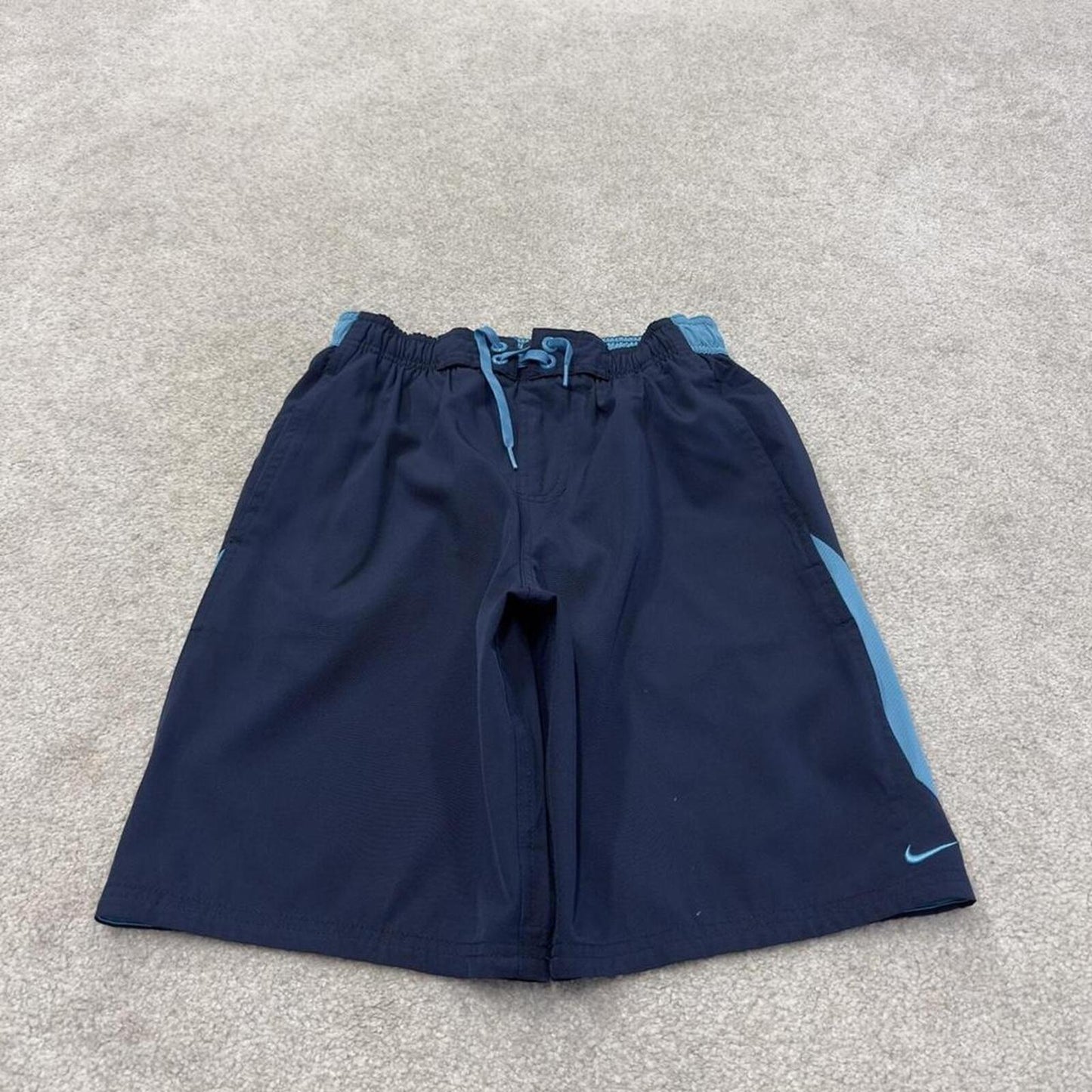 Nike floaty swim shorts y2k navy Mesh lined comfy loose floaty summer gym