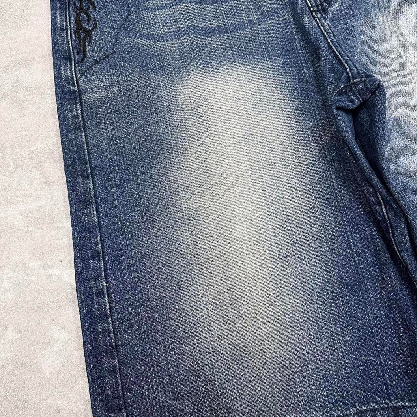 Baggy Brooklyn Xpress Jorts W38 long baggy denim 90s style skater shorts