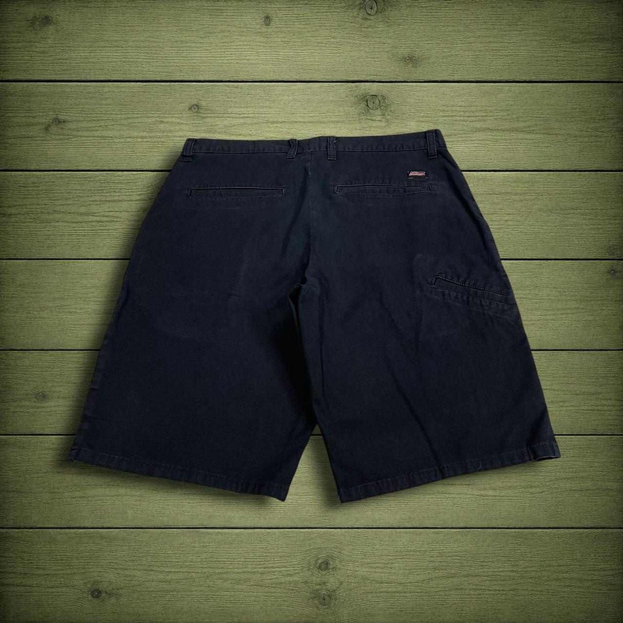 Y2K Dickies utility shorts W32 black Loose lightweight summer carpenter shorts with patch logo