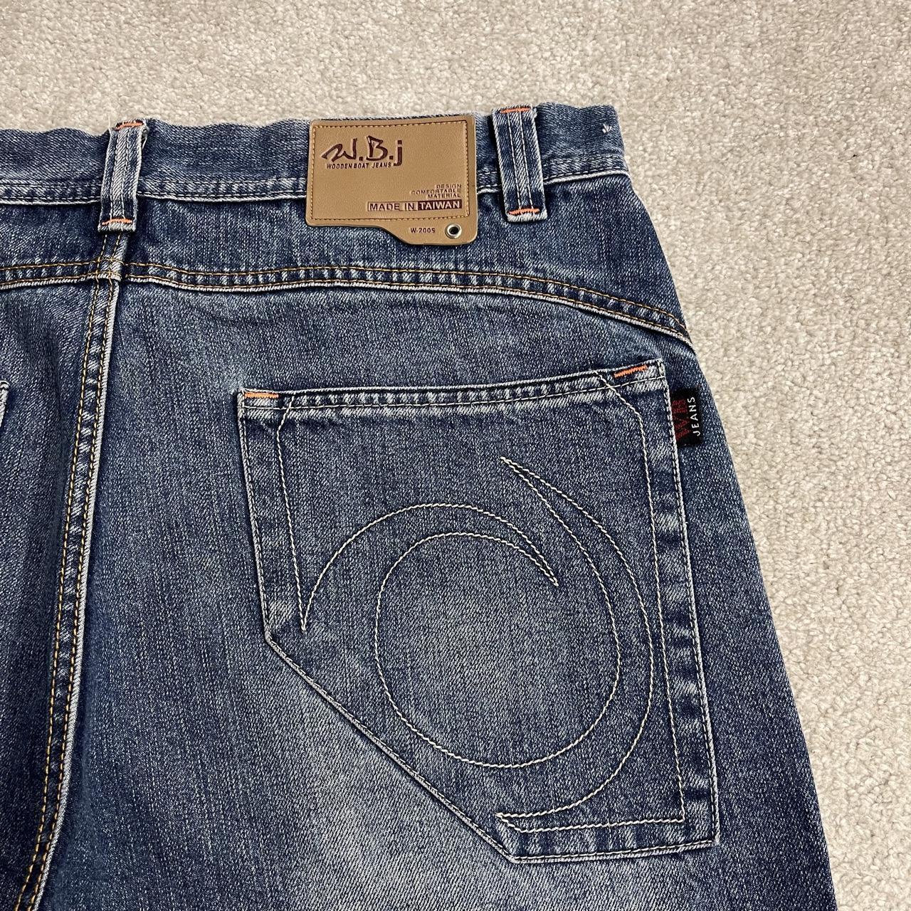 Baggy denim shorts y2k surf blue Loose fit WBJ summer festival jorts