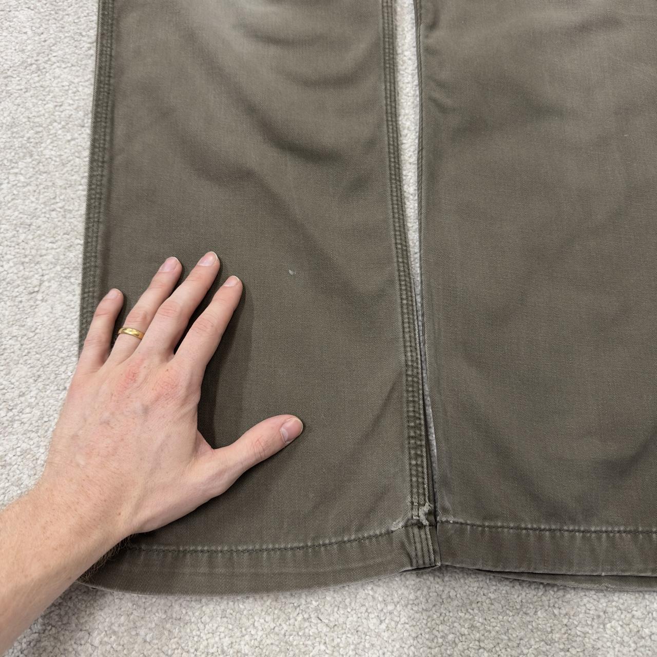 Carhartt carpenter pants relaxed y2k green