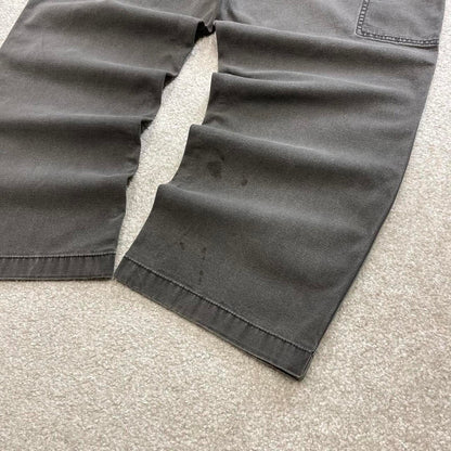 Grey Carhartt carpenter jeans W38L26 relaxed fit canvas 90s skater style work cargos