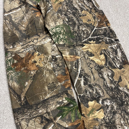 Realtree baggy camo lightweight pants y2k loose khaki Magellan soft floaty pyjama style pants