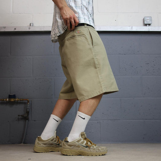 Dickies baggy shorts chino y2k khaki Twill chino skater style shorts loose relaxed fit