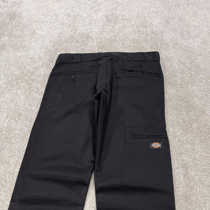 Dickies double knee work pants black Skinny straight chino style workwear skater trousers
