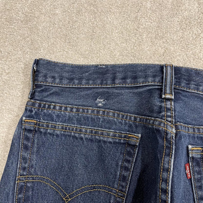 Y2K Levi’s 517 bootcut jeans blue denim Loose bootcut pants with red tab logo