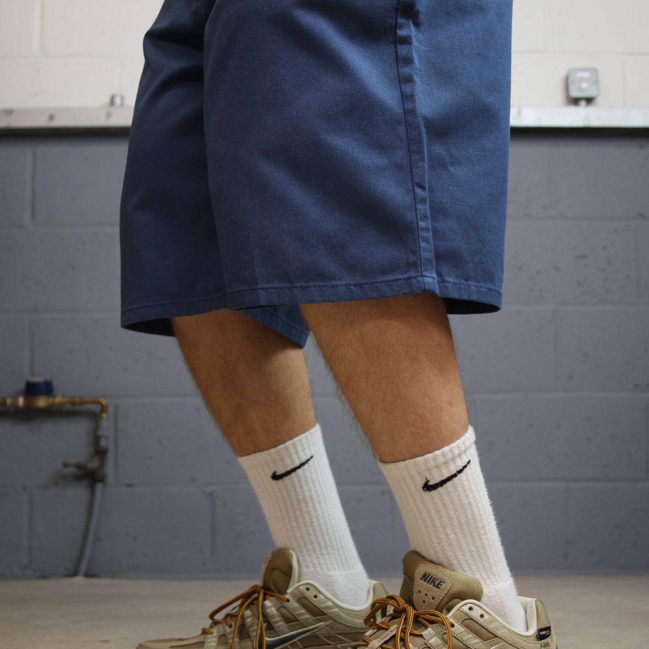 Dickies baggy chino shorts y2k blue Loose skate style summer festival shorts