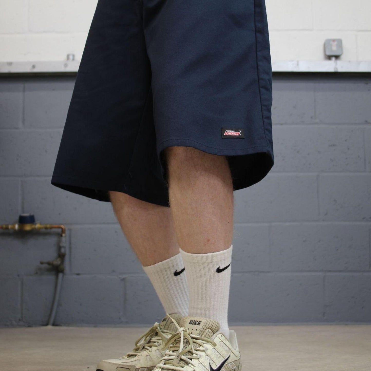 Dickies baggy carpenter shorts navy Twill chino skater style shorts wide long leg