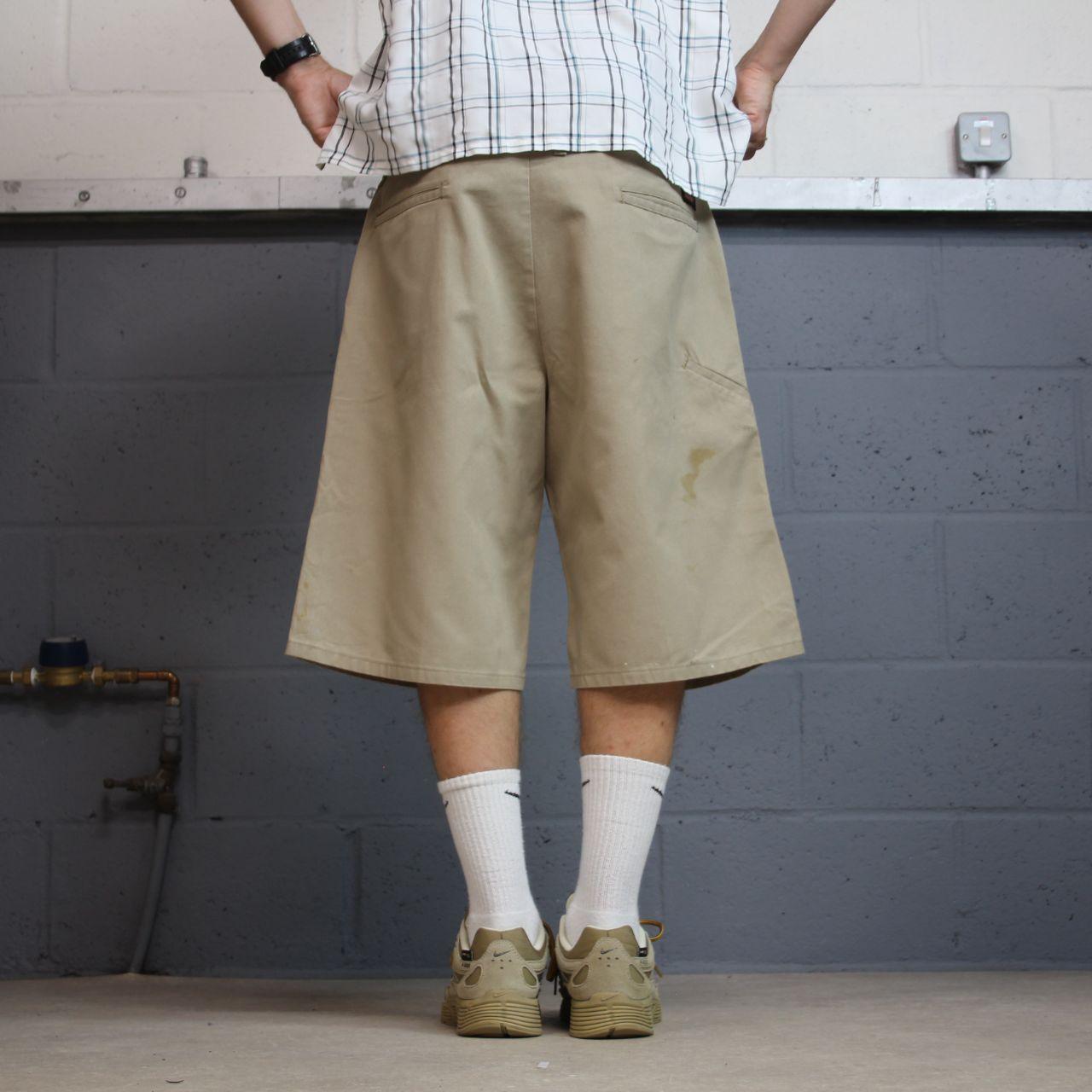 Dickies baggy carpenter shorts khaki Twill chino skater style shorts wide long leg