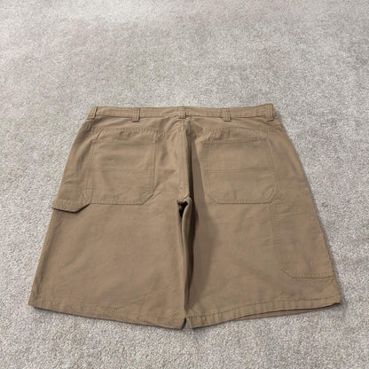Blue Mountain carpenter shorts y2k tan Loose fit surfer style summer utility shorts