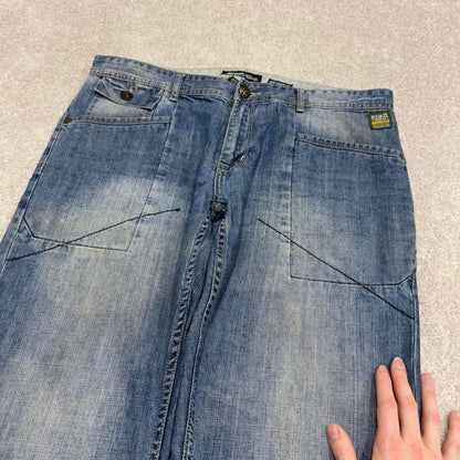 Y2K Ecko Unltd jeans straight leg blue Slim straight fit denim skater style pants