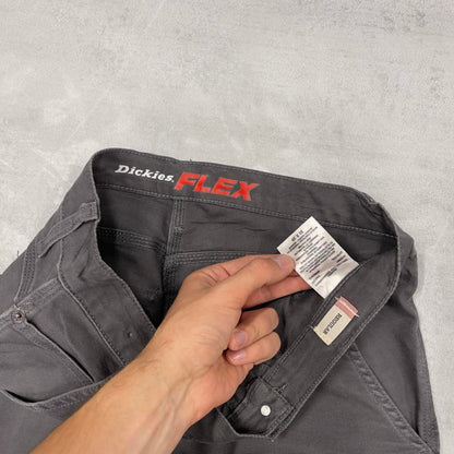 Grey Dickies carpenter jeans W30L30 regular fit canvasy 90s skater style cargo pants