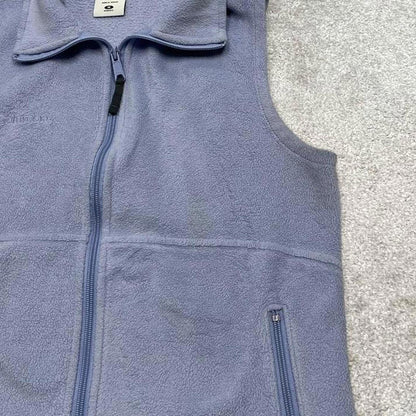 00s Columbia technical fleece gilet M women's lilac full zip up y2k style autumn