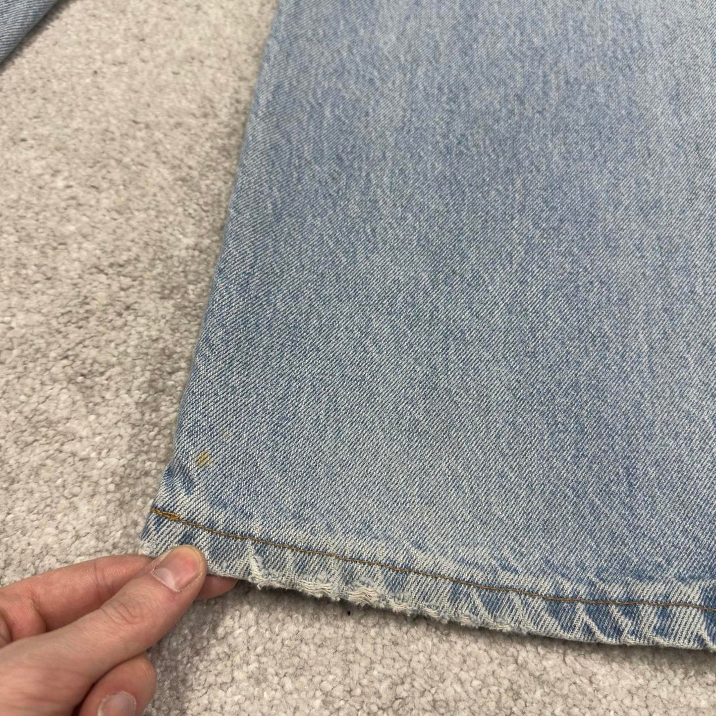 Vintage Y2k Dickies skate jeans blue Loose 5 pocket denim workwear pants
