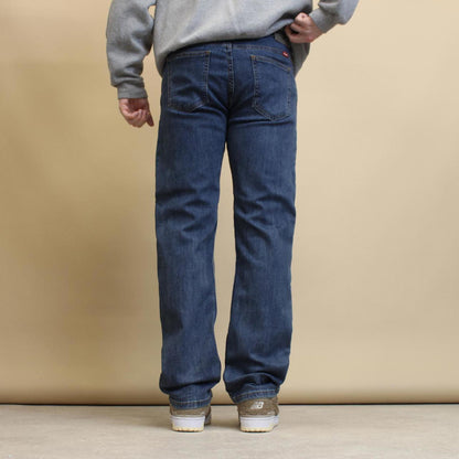 Blue Wrangler jeans 16 W30L31 straight denim jeans tab logo