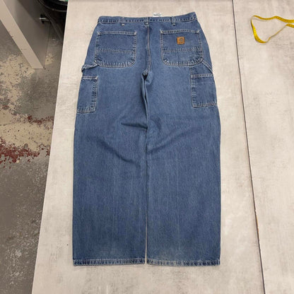 Baggy blue Carhartt carpenter jeans W36 L30
