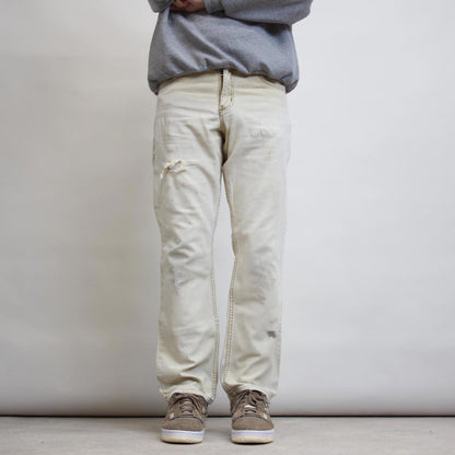 Carhartt carpenter jeans W30L30 beige 90s workwear skate style cargo pants
