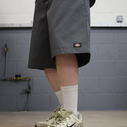 Dickies carpenter chino shorts relaxed grey Chino style skater shorts loose leg festival