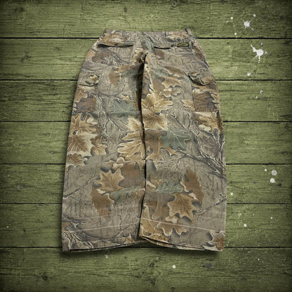 Vintage camo cargo pants y2k utility khaki Spartan Advantage Realtree camouflage hunting cargos