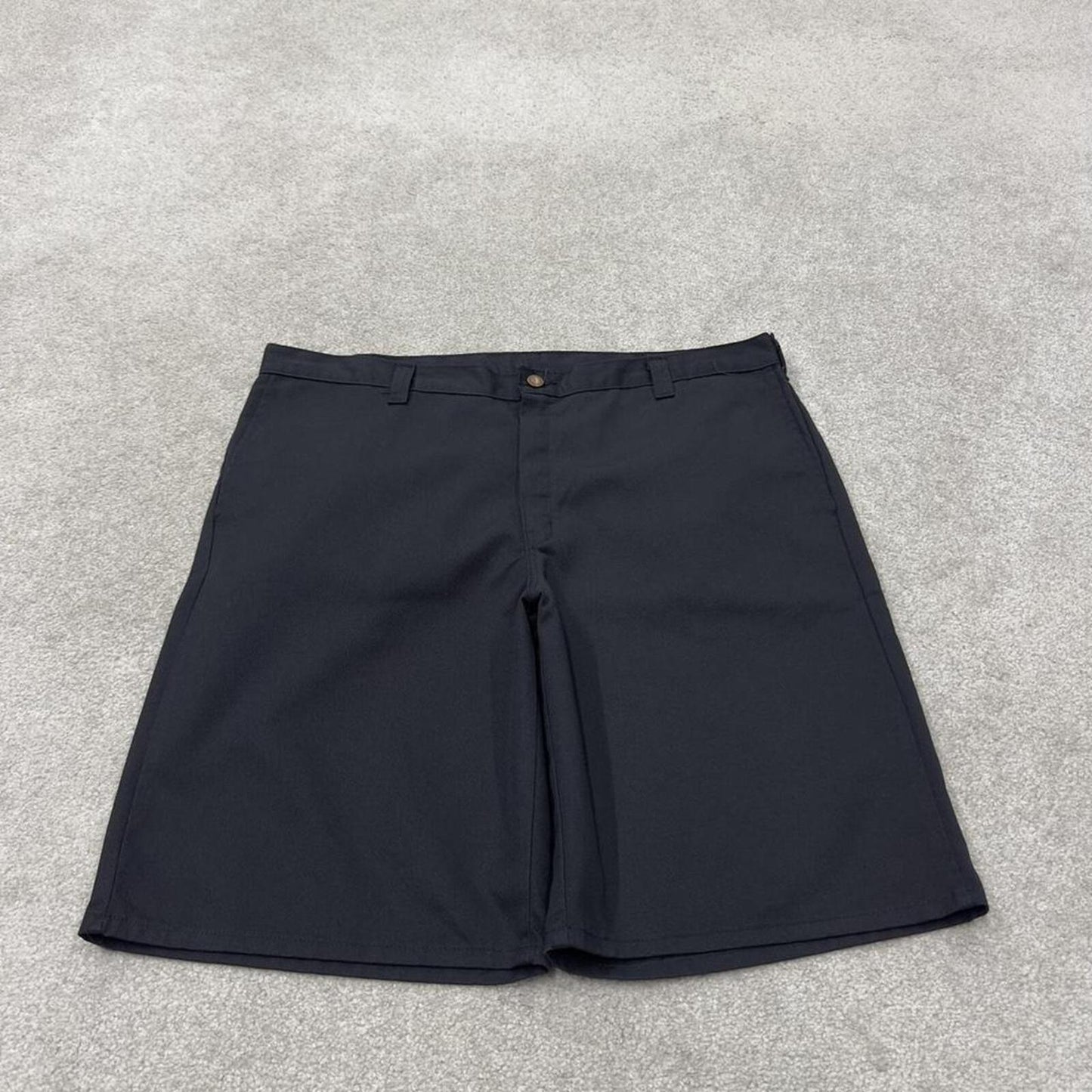 Dickies chino shorts carpenter black Chino style skater shorts long loose leg festival