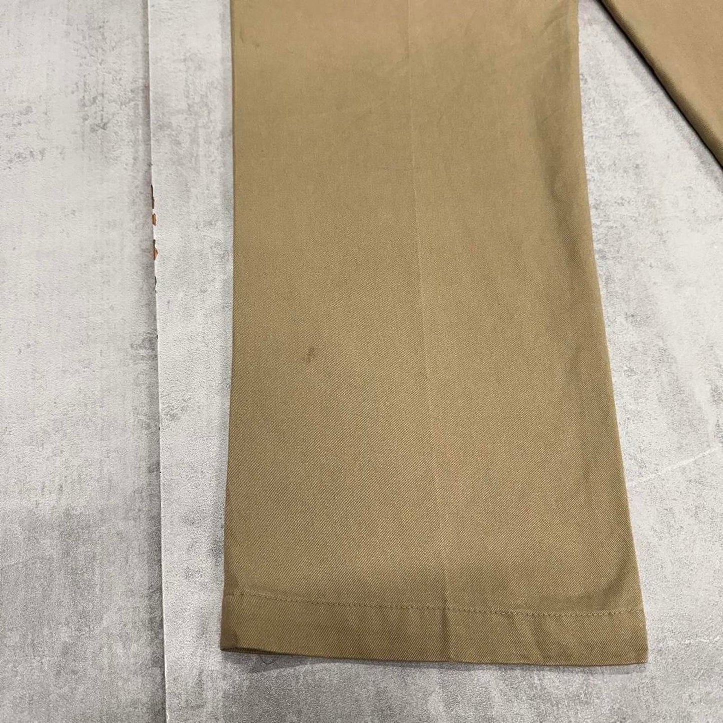 Beige Dickies pants W38L30 loose twill chino style skater pants