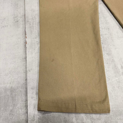 Beige Dickies pants W38L30 loose twill chino style skater pants